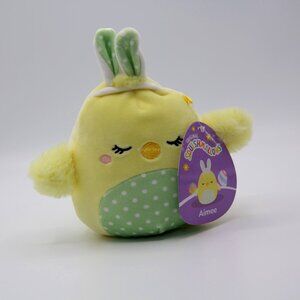 4” Aimee the Chick Squishmallows Easter Spring Edition Plush Toy BNWT